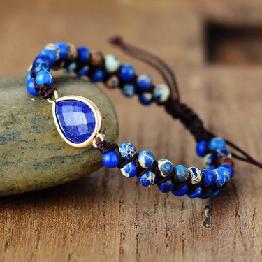Drop Of Moonlight Lapis Bracelet-Your Soul Place